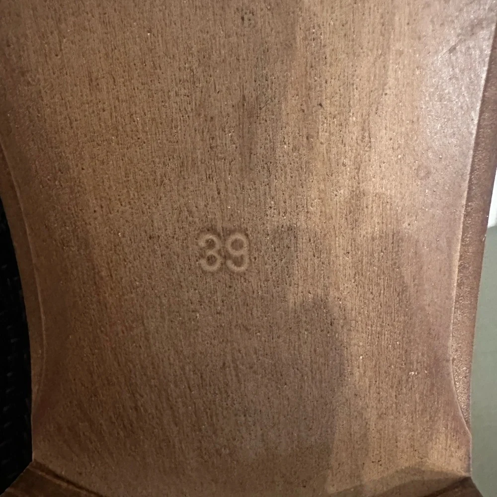 Annabella Navy Blue Woven Leather Kiltie Tassel Loafers Size 39/8-8.5 - Picture 9 of 9